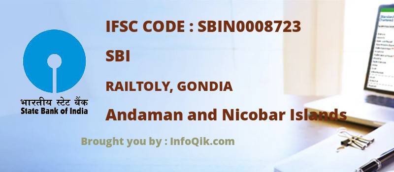 SBI Railtoly, Gondia, Andaman and Nicobar Islands - IFSC Code