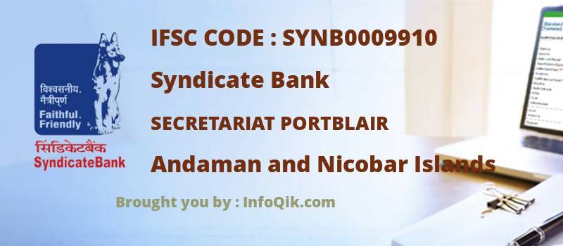 Syndicate Bank Secretariat Portblair, Andaman and Nicobar Islands - IFSC Code