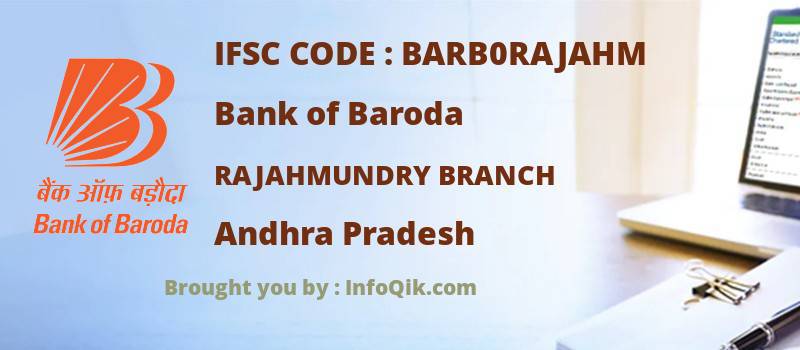 Bank of Baroda Rajahmundry Branch, Andhra Pradesh - IFSC Code