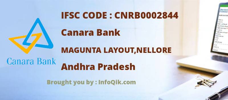 Canara Bank Magunta Layout,nellore, Andhra Pradesh - IFSC Code