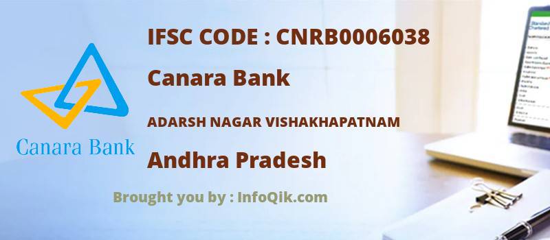 Canara Bank Adarsh Nagar Vishakhapatnam, Andhra Pradesh - IFSC Code