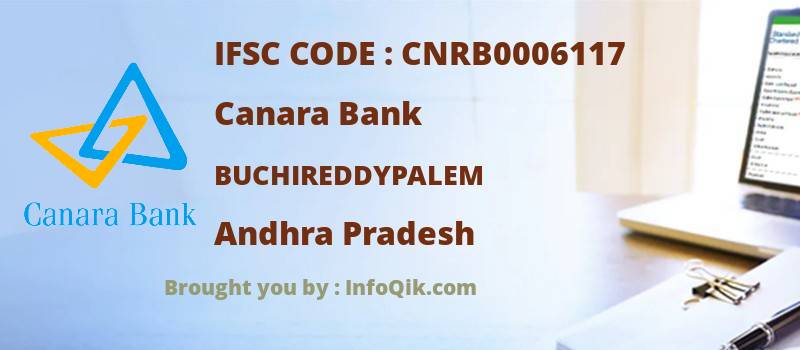 Canara Bank Buchireddypalem, Andhra Pradesh - IFSC Code