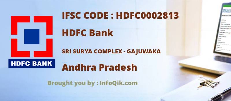 HDFC Bank Sri Surya Complex - Gajuwaka, Andhra Pradesh - IFSC Code