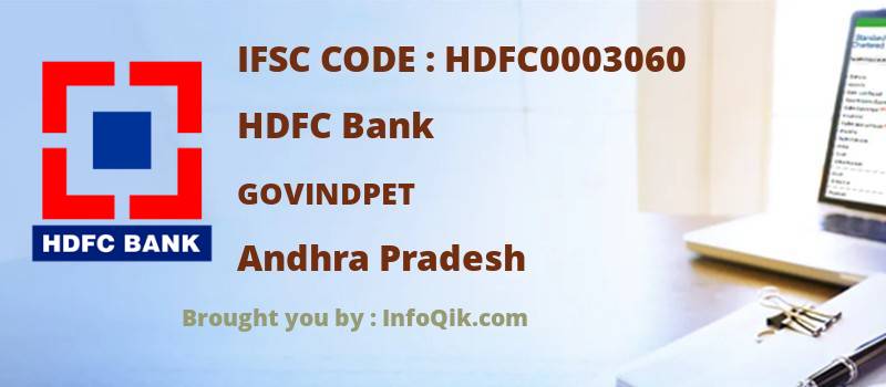 HDFC Bank Govindpet, Andhra Pradesh - IFSC Code