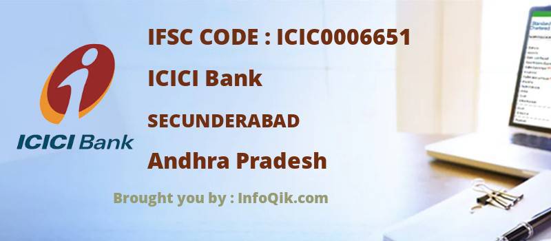 ICICI Bank Secunderabad, Andhra Pradesh - IFSC Code