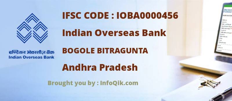 Indian Overseas Bank Bogole Bitragunta, Andhra Pradesh - IFSC Code