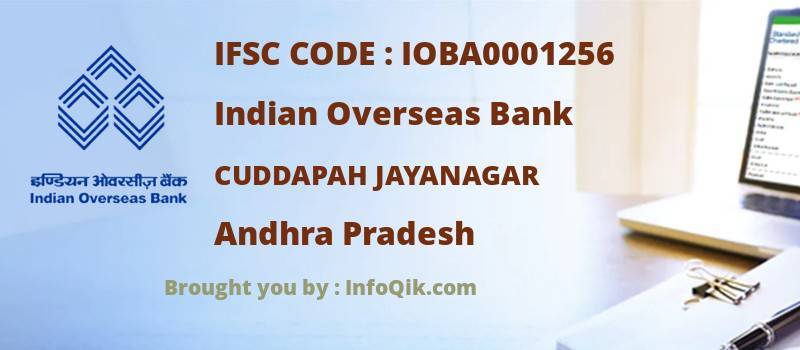 Indian Overseas Bank Cuddapah Jayanagar, Andhra Pradesh - IFSC Code