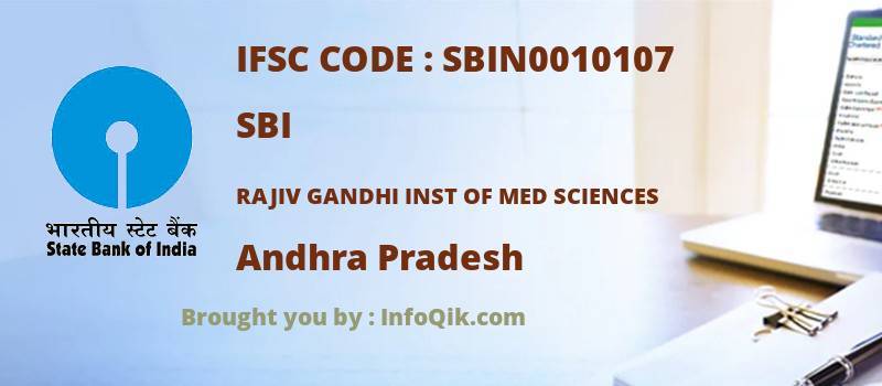 SBI Rajiv Gandhi Inst Of Med Sciences, Andhra Pradesh - IFSC Code