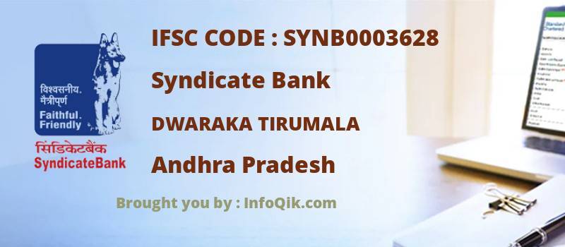 Syndicate Bank Dwaraka Tirumala, Andhra Pradesh - IFSC Code