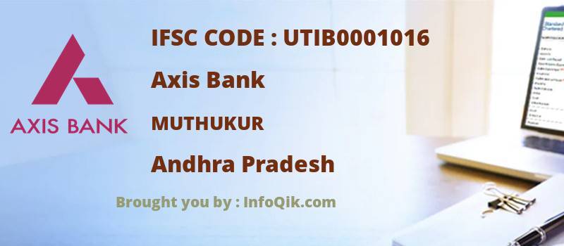 Axis Bank Muthukur, Andhra Pradesh - IFSC Code