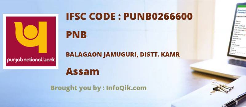 PNB Balagaon Jamuguri, Distt. Kamr, Assam - IFSC Code