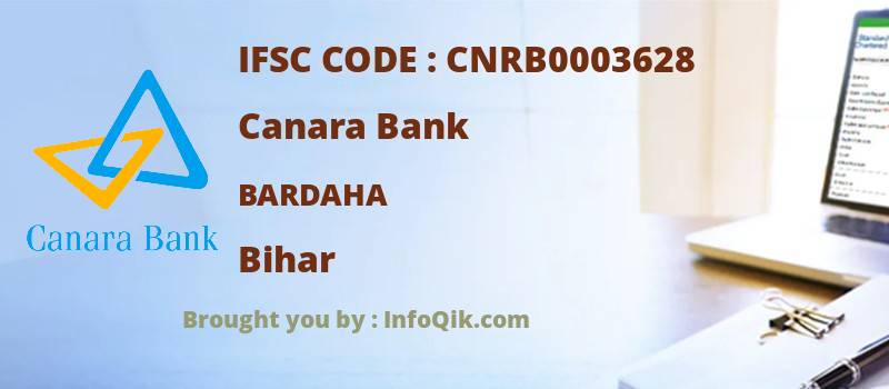 Canara Bank Bardaha, Bihar - IFSC Code