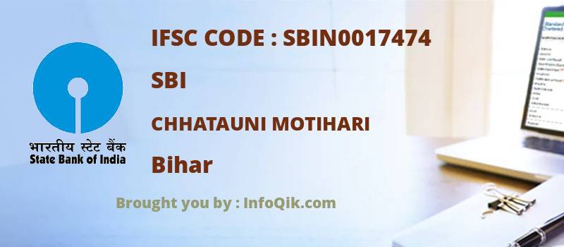 SBI Chhatauni Motihari, Bihar - IFSC Code