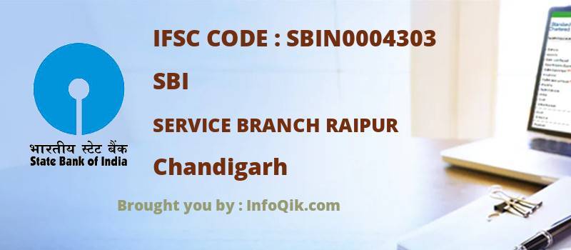 SBI Service Branch Raipur, Chandigarh - IFSC Code
