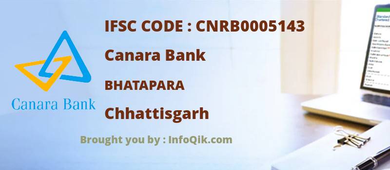 Canara Bank Bhatapara, Chhattisgarh - IFSC Code