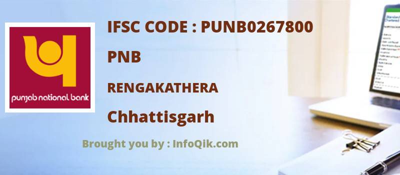 PNB Rengakathera, Chhattisgarh - IFSC Code