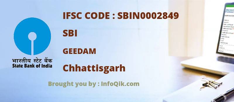 SBI Geedam, Chhattisgarh - IFSC Code