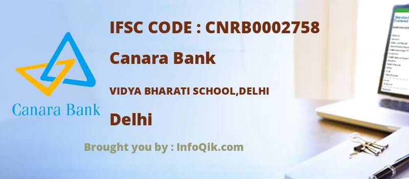 Canara Bank Vidya Bharati School,delhi, Delhi - IFSC Code