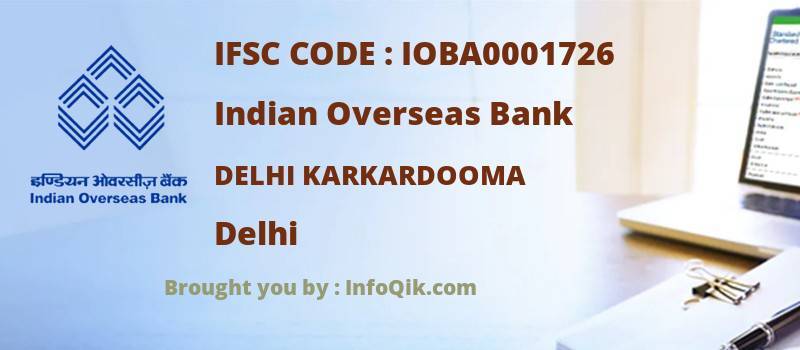 Indian Overseas Bank Delhi Karkardooma, Delhi - IFSC Code