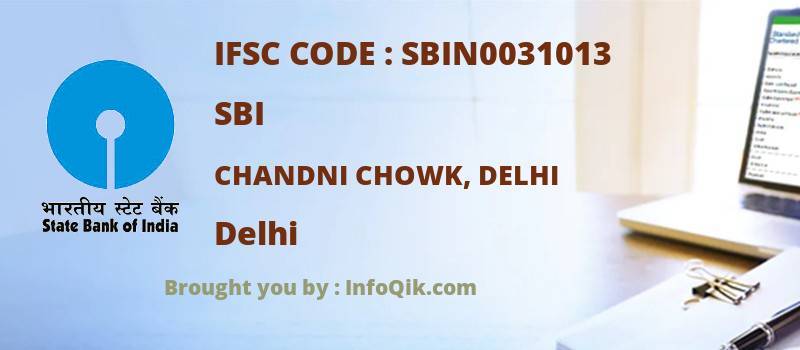 SBI Chandni Chowk, Delhi, Delhi - IFSC Code