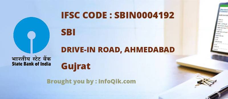 SBI Drive-in Road, Ahmedabad, Gujrat - IFSC Code