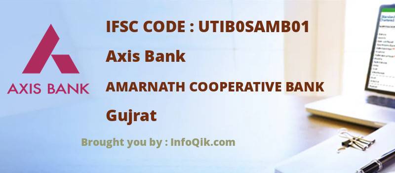 Axis Bank Amarnath Cooperative Bank, Gujrat - IFSC Code