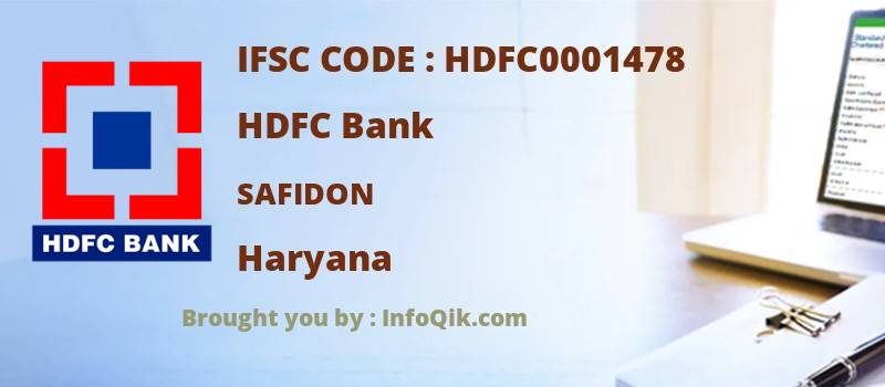 HDFC Bank Safidon, Haryana - IFSC Code