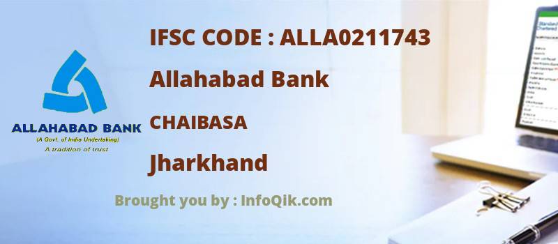 Allahabad Bank Chaibasa, Jharkhand - IFSC Code