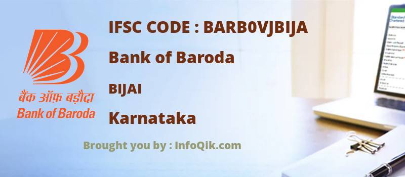 Bank of Baroda Bijai, Karnataka - IFSC Code