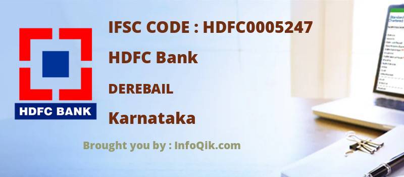HDFC Bank Derebail, Karnataka - IFSC Code