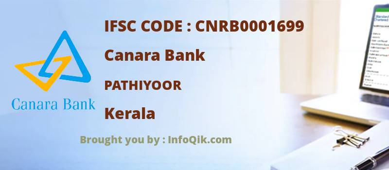 Canara Bank Pathiyoor, Kerala - IFSC Code