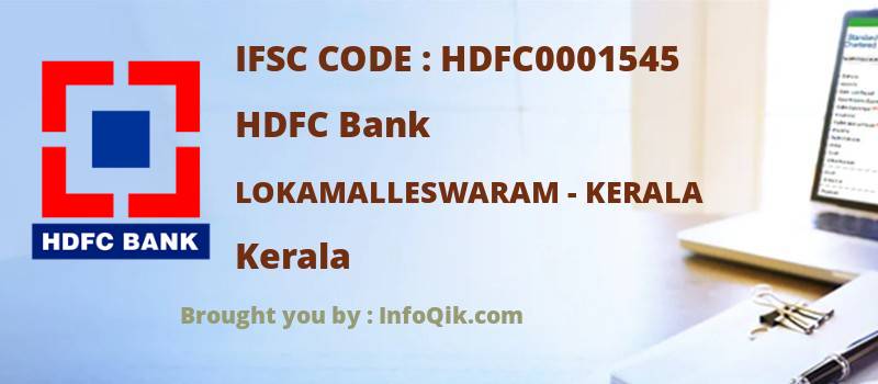 HDFC Bank Lokamalleswaram - Kerala, Kerala - IFSC Code