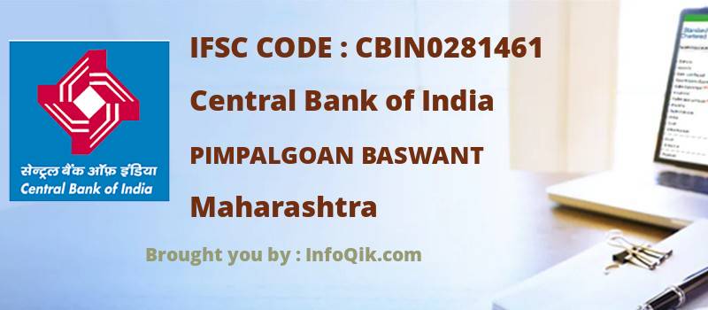 Central Bank of India Pimpalgoan Baswant, Maharashtra - IFSC Code