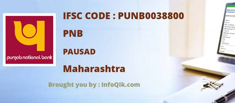 PNB Pausad, Maharashtra - IFSC Code