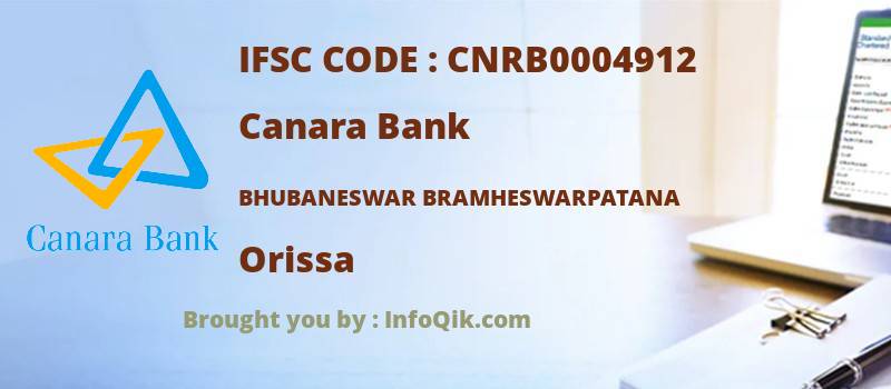 Canara Bank Bhubaneswar Bramheswarpatana, Orissa - IFSC Code