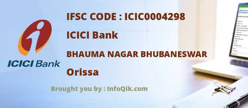 ICICI Bank Bhauma Nagar Bhubaneswar, Orissa - IFSC Code