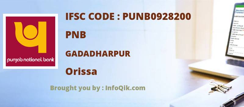 PNB Gadadharpur, Orissa - IFSC Code