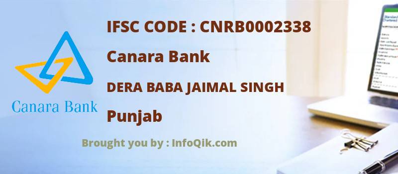 Canara Bank Dera Baba Jaimal Singh, Punjab - IFSC Code