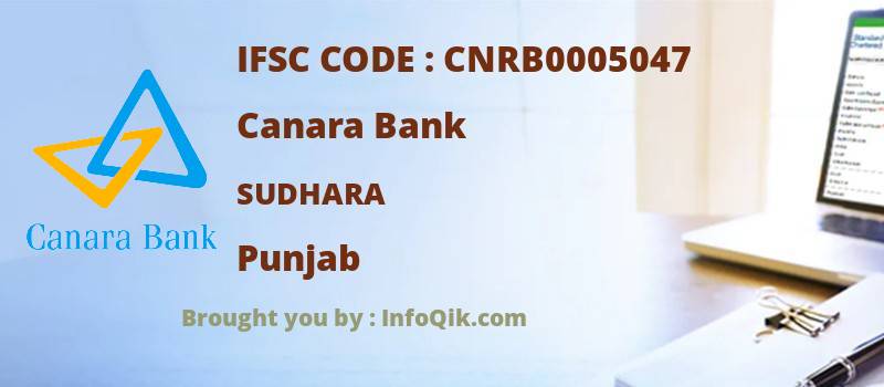 Canara Bank Sudhara, Punjab - IFSC Code