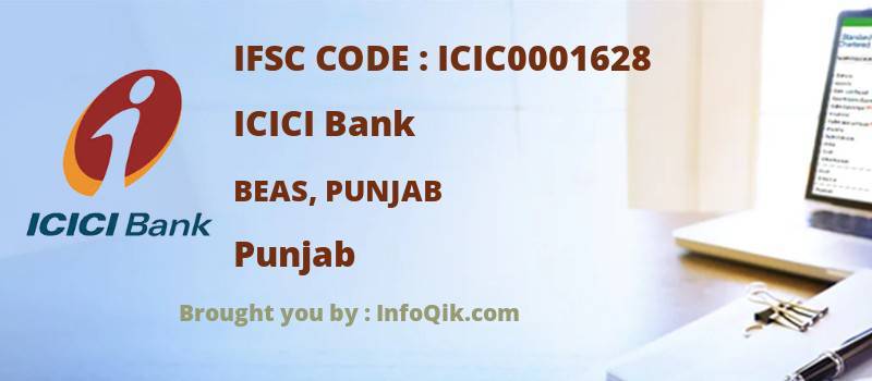 ICICI Bank Beas, Punjab, Punjab - IFSC Code