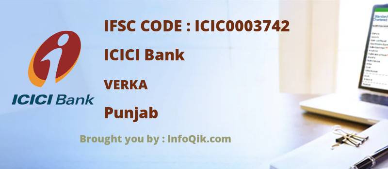 ICICI Bank Verka, Punjab - IFSC Code