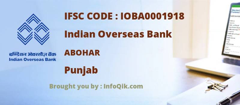 Indian Overseas Bank Abohar, Punjab - IFSC Code