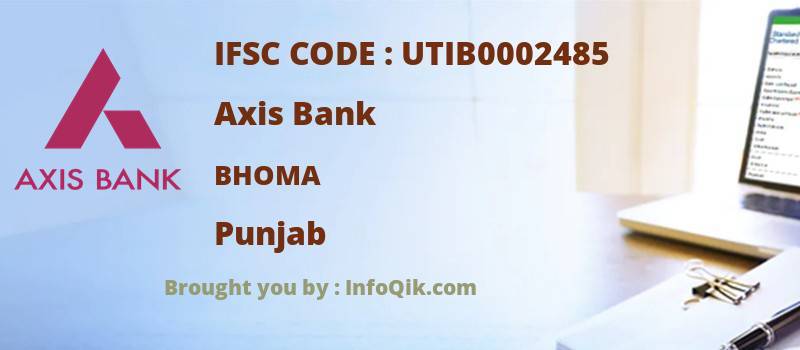 Axis Bank Bhoma, Punjab - IFSC Code