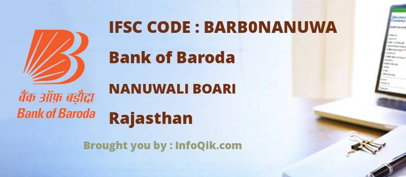 Bank of Baroda Nanuwali Boari, Rajasthan - IFSC Code