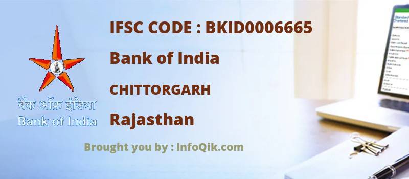Bank of India Chittorgarh, Rajasthan - IFSC Code