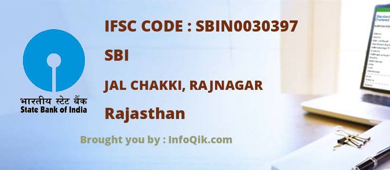 SBI Jal Chakki, Rajnagar, Rajasthan - IFSC Code
