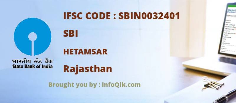 SBI Hetamsar, Rajasthan - IFSC Code