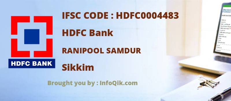 HDFC Bank Ranipool Samdur, Sikkim - IFSC Code