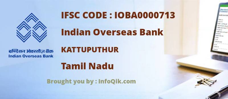 Indian Overseas Bank Kattuputhur, Tamil Nadu - IFSC Code