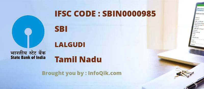 SBI Lalgudi, Tamil Nadu - IFSC Code